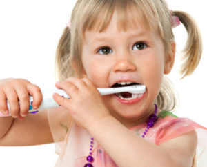 teeth with whitening tray